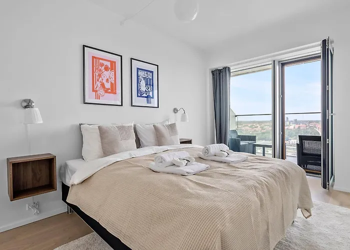 Penthouse On 35th Floor Århus